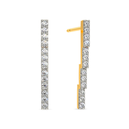 Chain n Chic Diamond Earrings