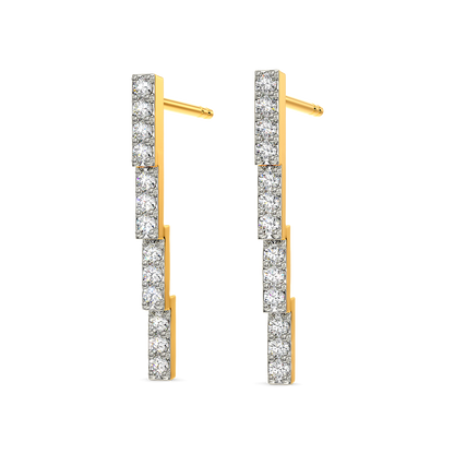 Chain n Chic Diamond Earrings