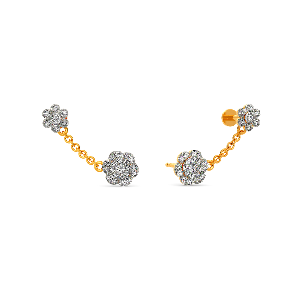 Flutter Fantasy Diamond Earrings