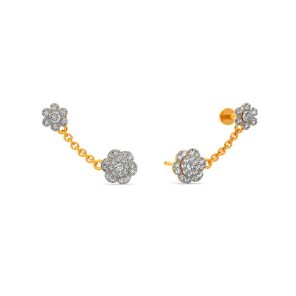 Flutter Fantasy Diamond Earrings