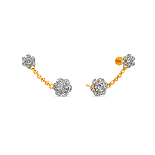 Flutter Fantasy Diamond Earrings