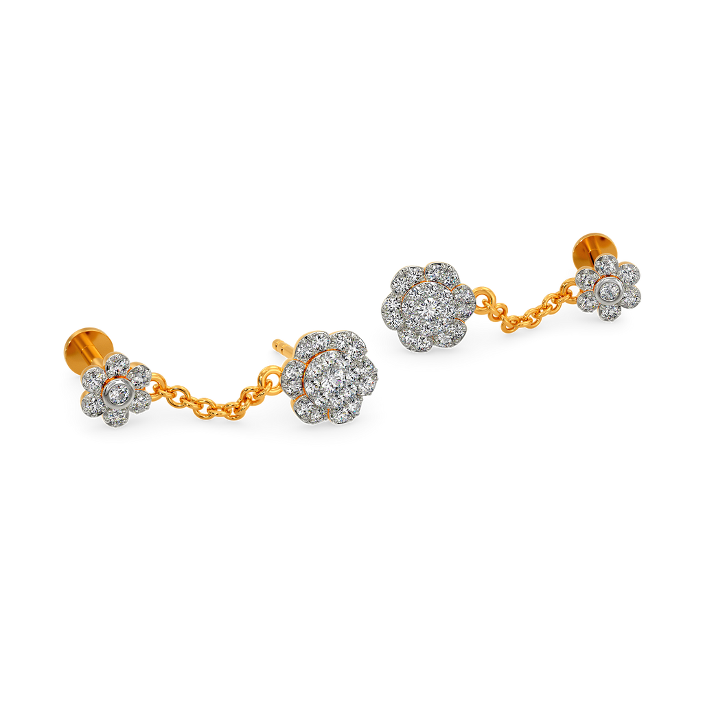 Flutter Fantasy Diamond Earrings