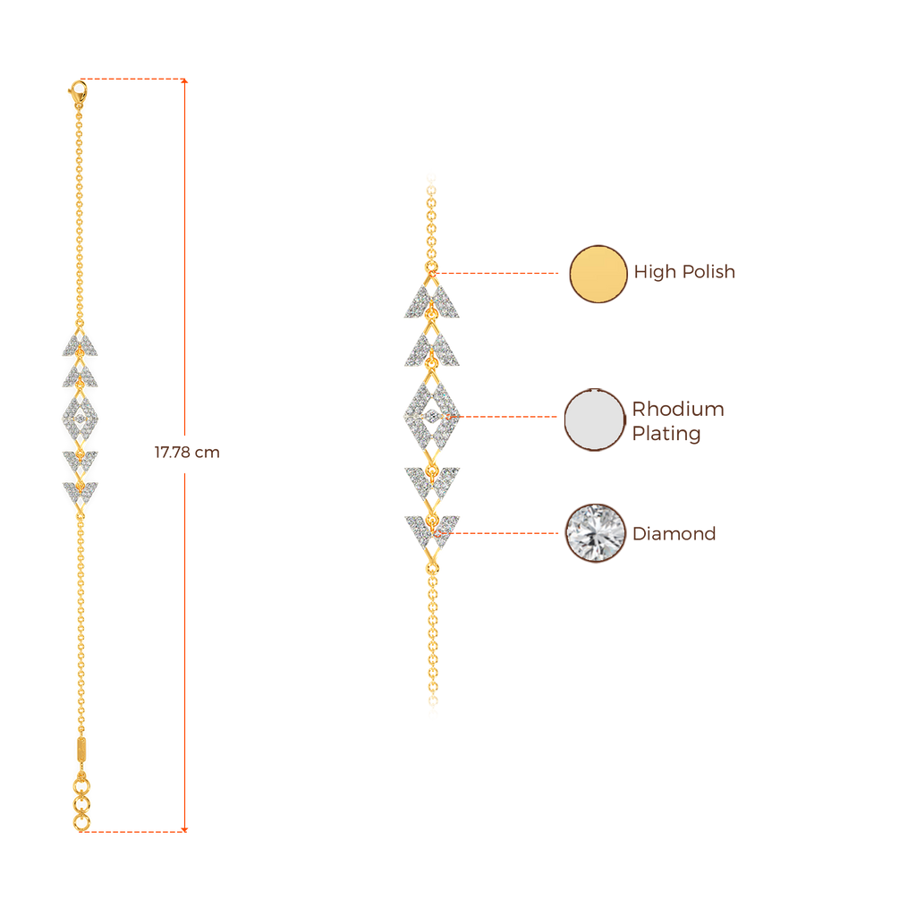 Truly Netting Diamond Bracelets