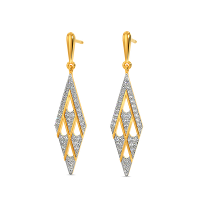 Net Craze Diamond Earrings