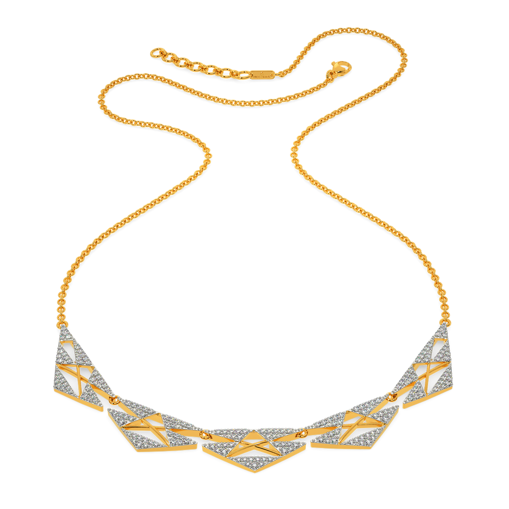Net Craze Diamond Necklaces