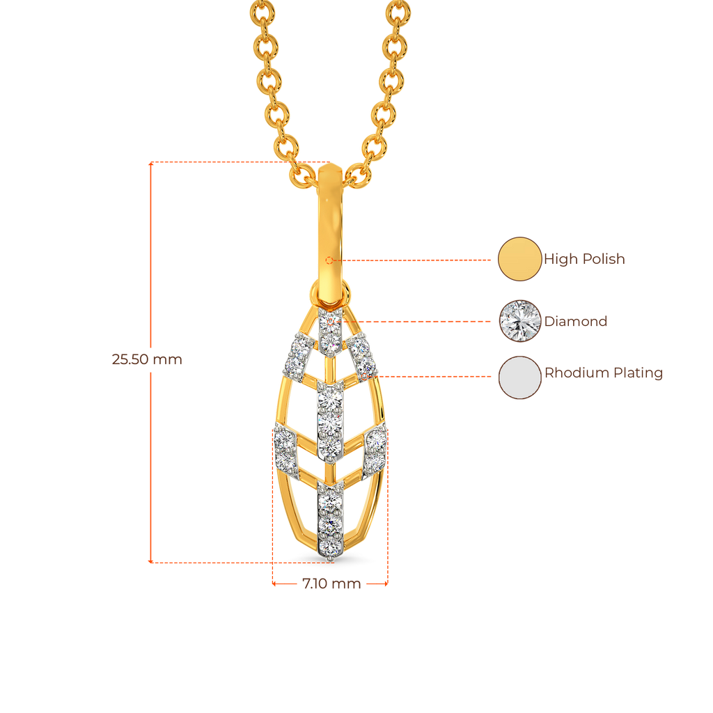 Trend in Net Diamond Pendants
