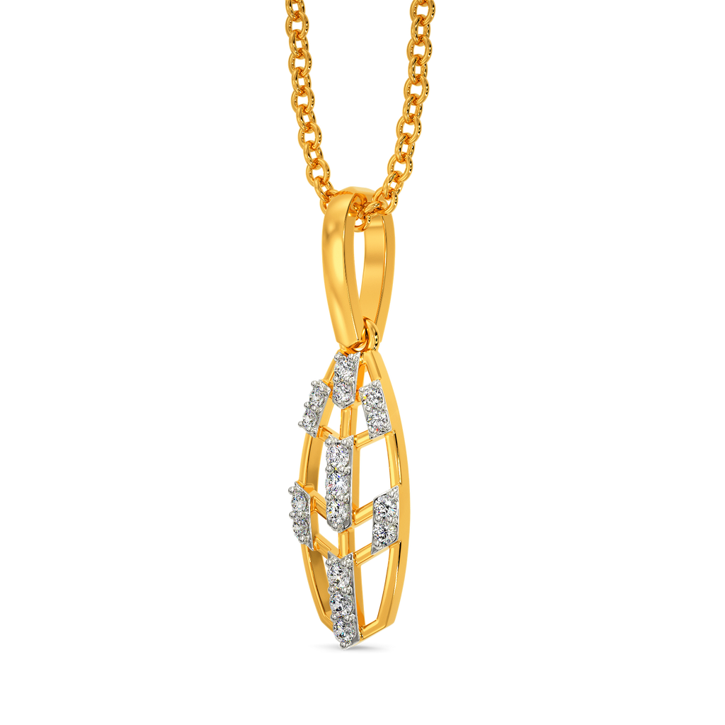 Trend in Net Diamond Pendants