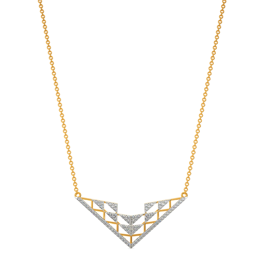 Party in Net Diamond Necklaces