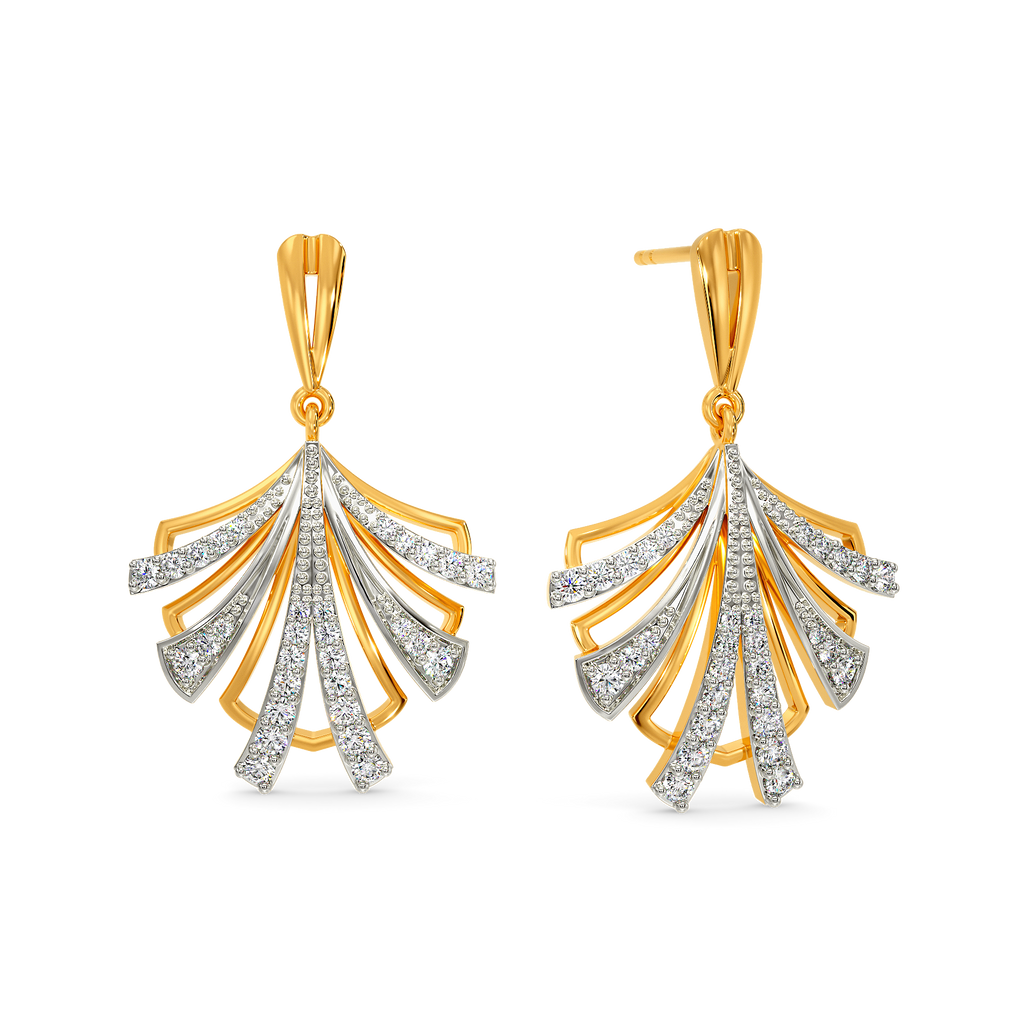 Futurism Unleashed Diamond Earrings