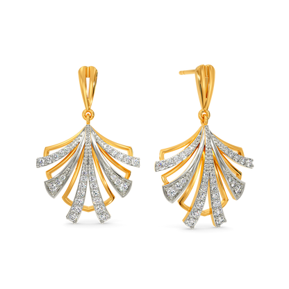 Futurism Unleashed Diamond Earrings