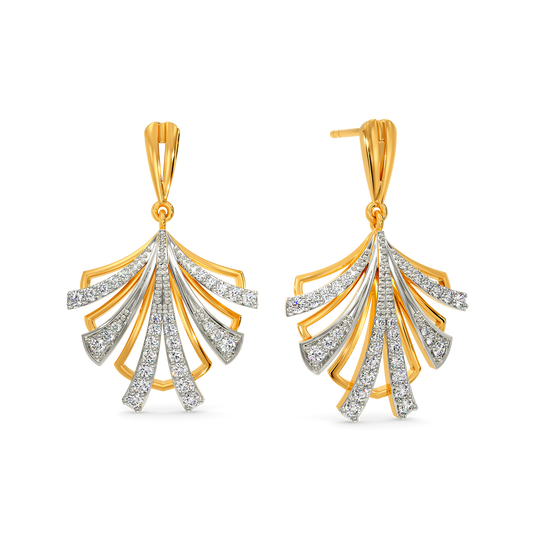 Futurism Unleashed Diamond Earrings