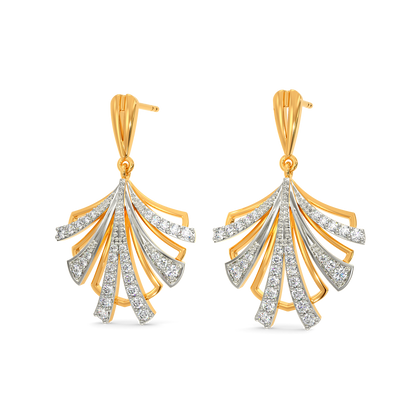 Futurism Unleashed Diamond Earrings