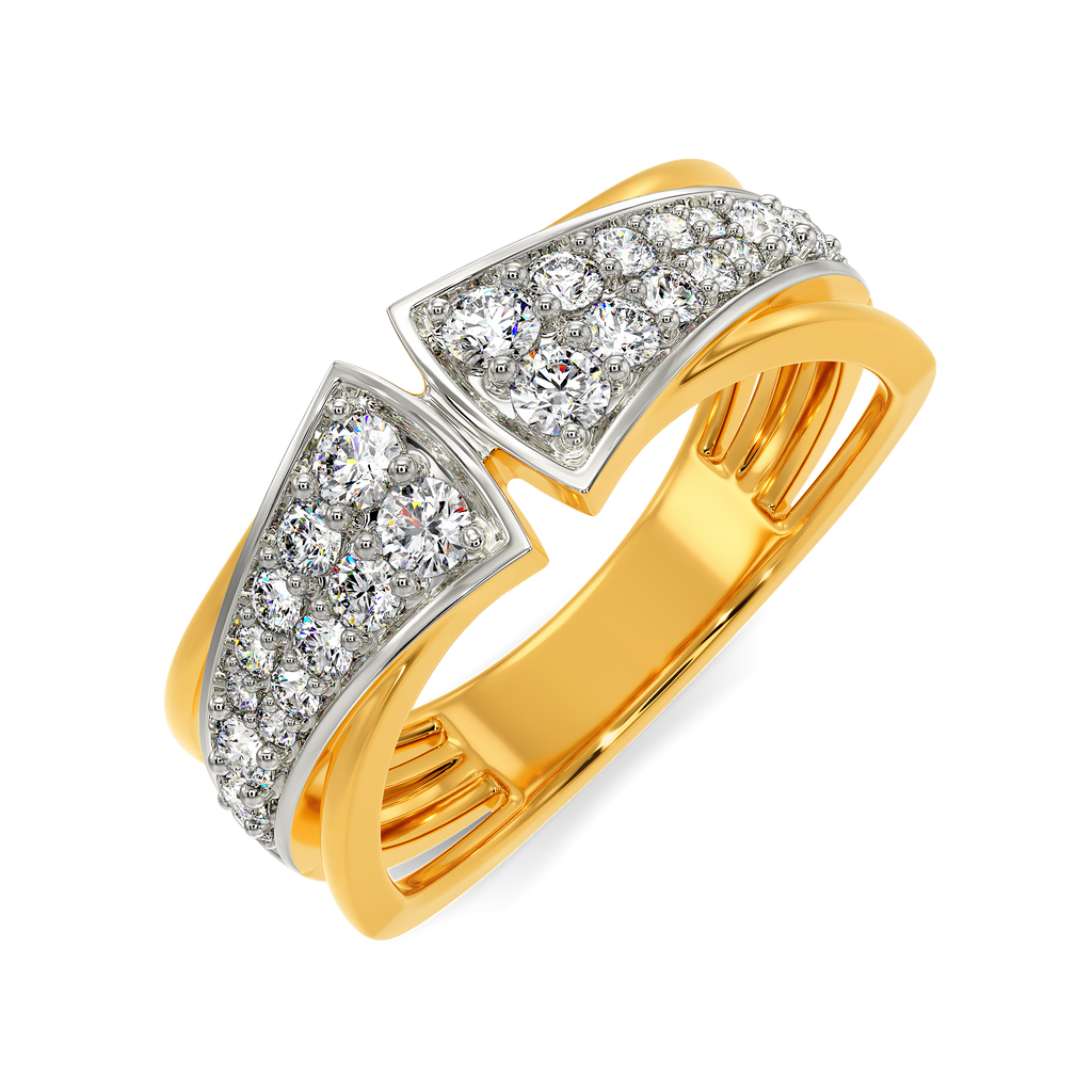 Rugged Party Diamond Rings