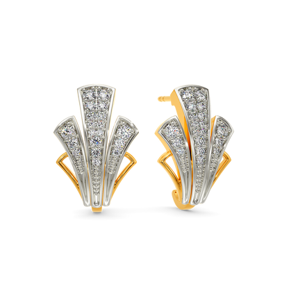 Rugged Party Diamond Earrings