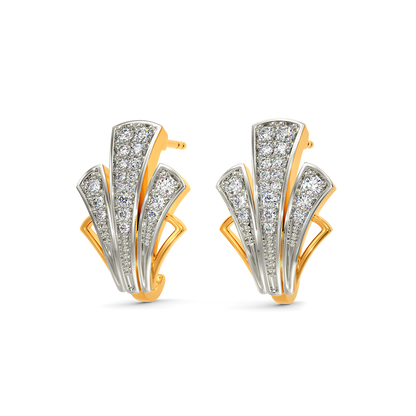 Rugged Party Diamond Earrings