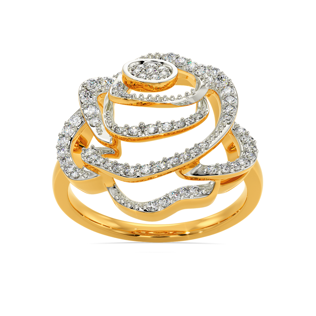 Power Petal Diamond Rings