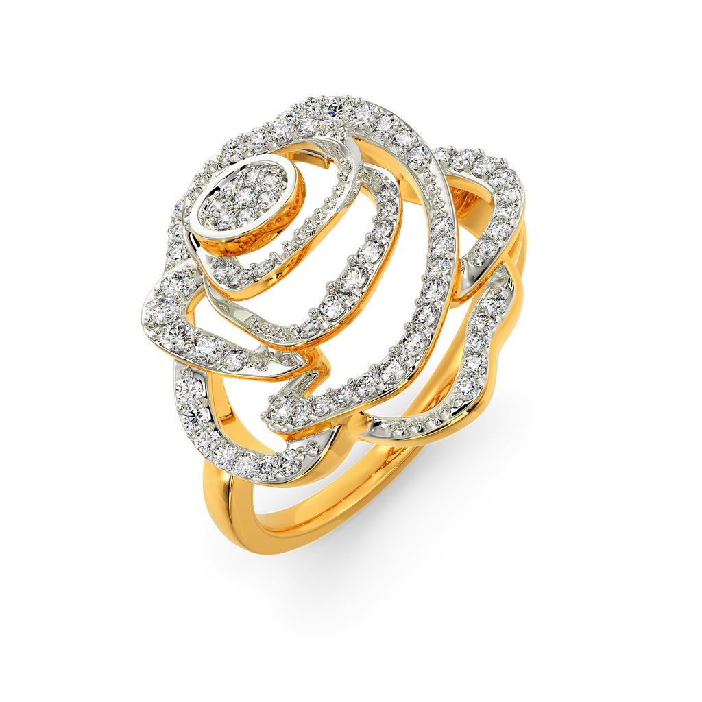 Power Petal Diamond Rings