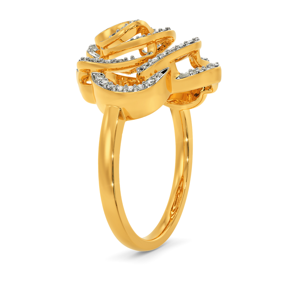 Power Petal Diamond Rings