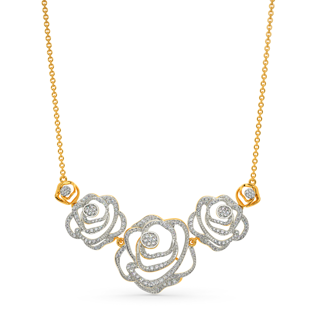 Power Petal Diamond Necklaces