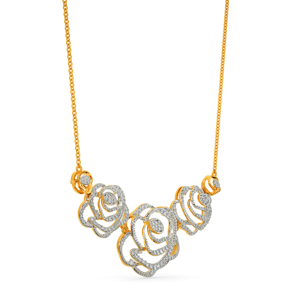 Power Petal Diamond Necklaces
