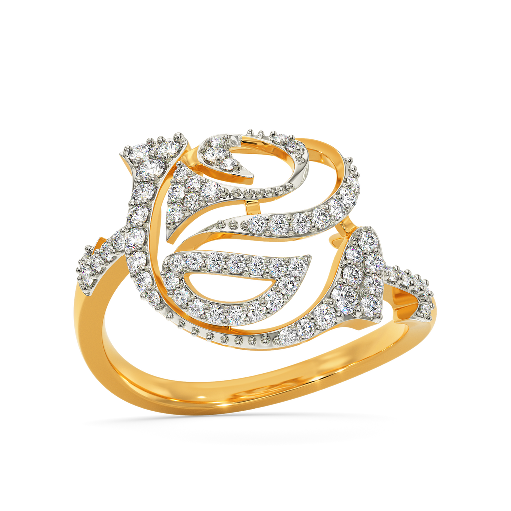 Whimsy Rosy Diamond Rings