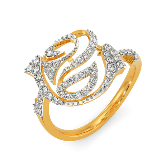 Whimsy Rosy Diamond Rings