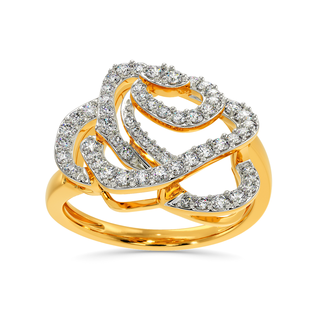 Mystique Rose Diamond Rings