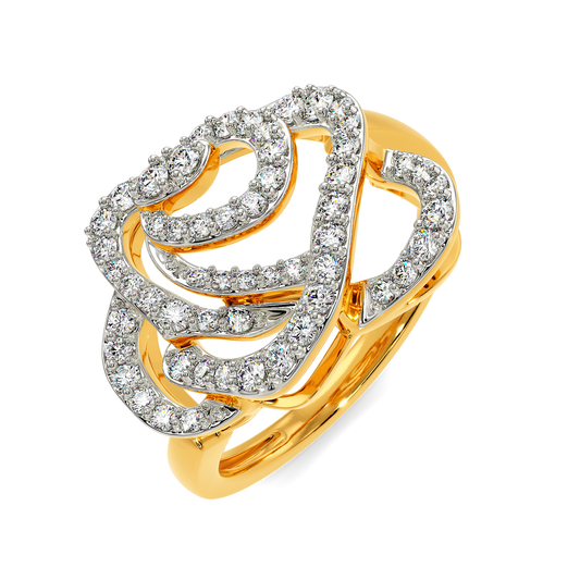 Mystique Rose Diamond Rings
