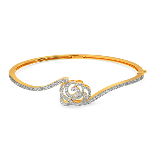 Mystique Rose Diamond Bangles