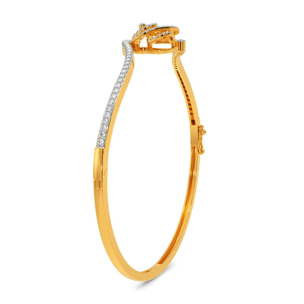 Mystique Rose Diamond Bangles