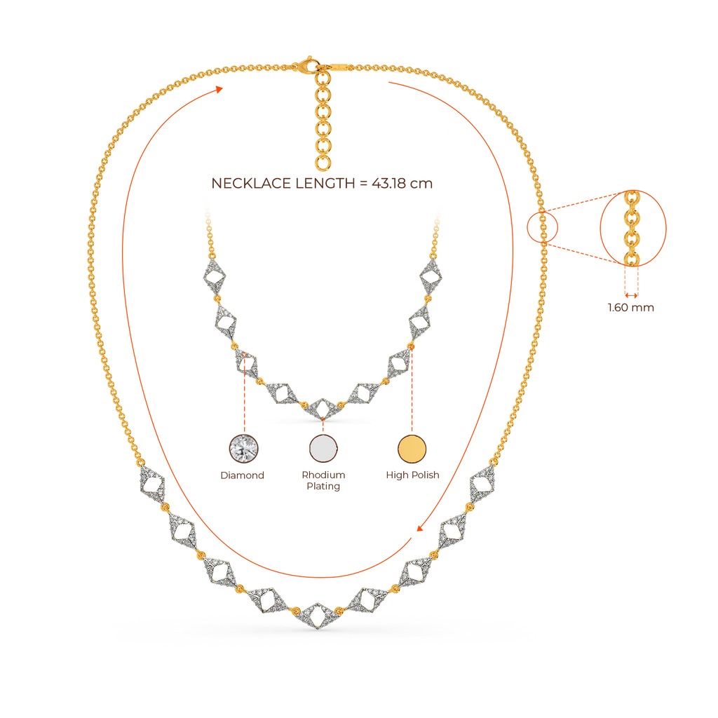In Party Land Diamond Necklaces