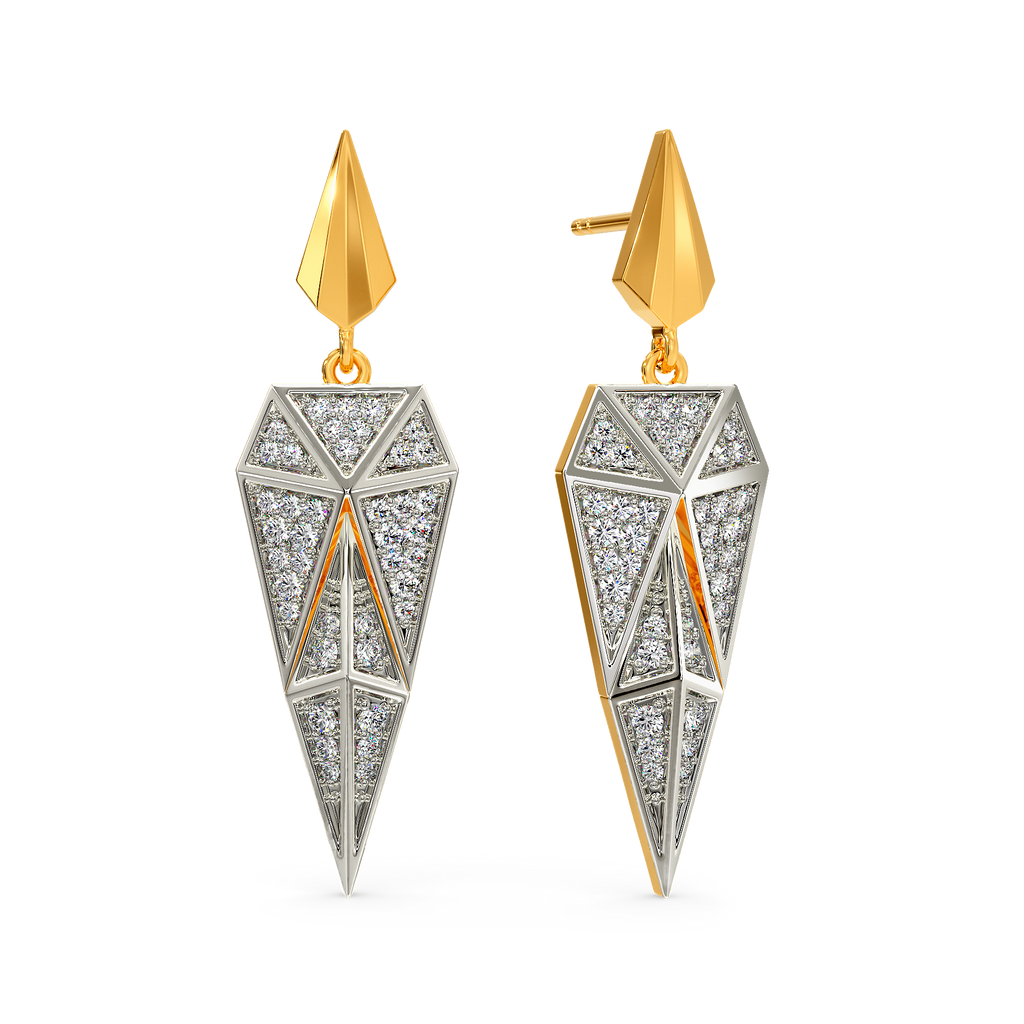 Voluminous Diamond Earrings