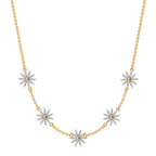 Blooming Florals Diamond Necklaces
