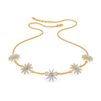 Blooming Florals Diamond Necklaces