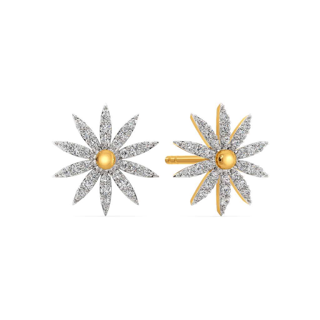 Blooming Florals Diamond Earrings