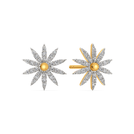 Blooming Florals Diamond Earrings