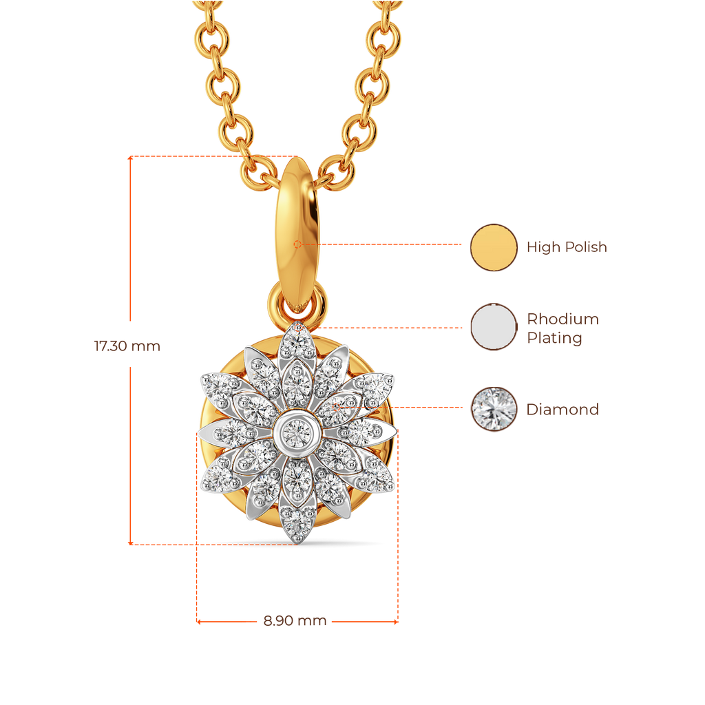 Bloom Edit Diamond Pendants