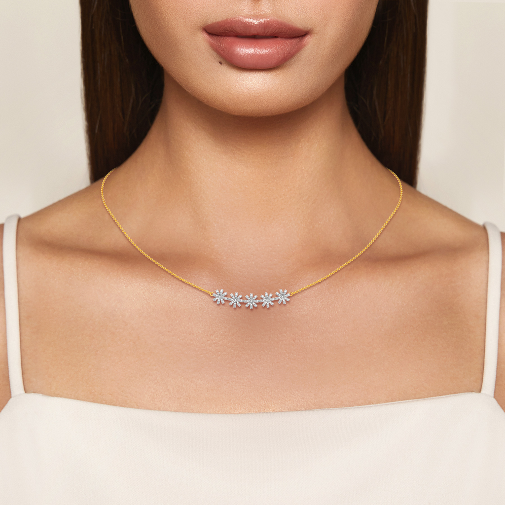 Twilight Garden Diamond Necklaces