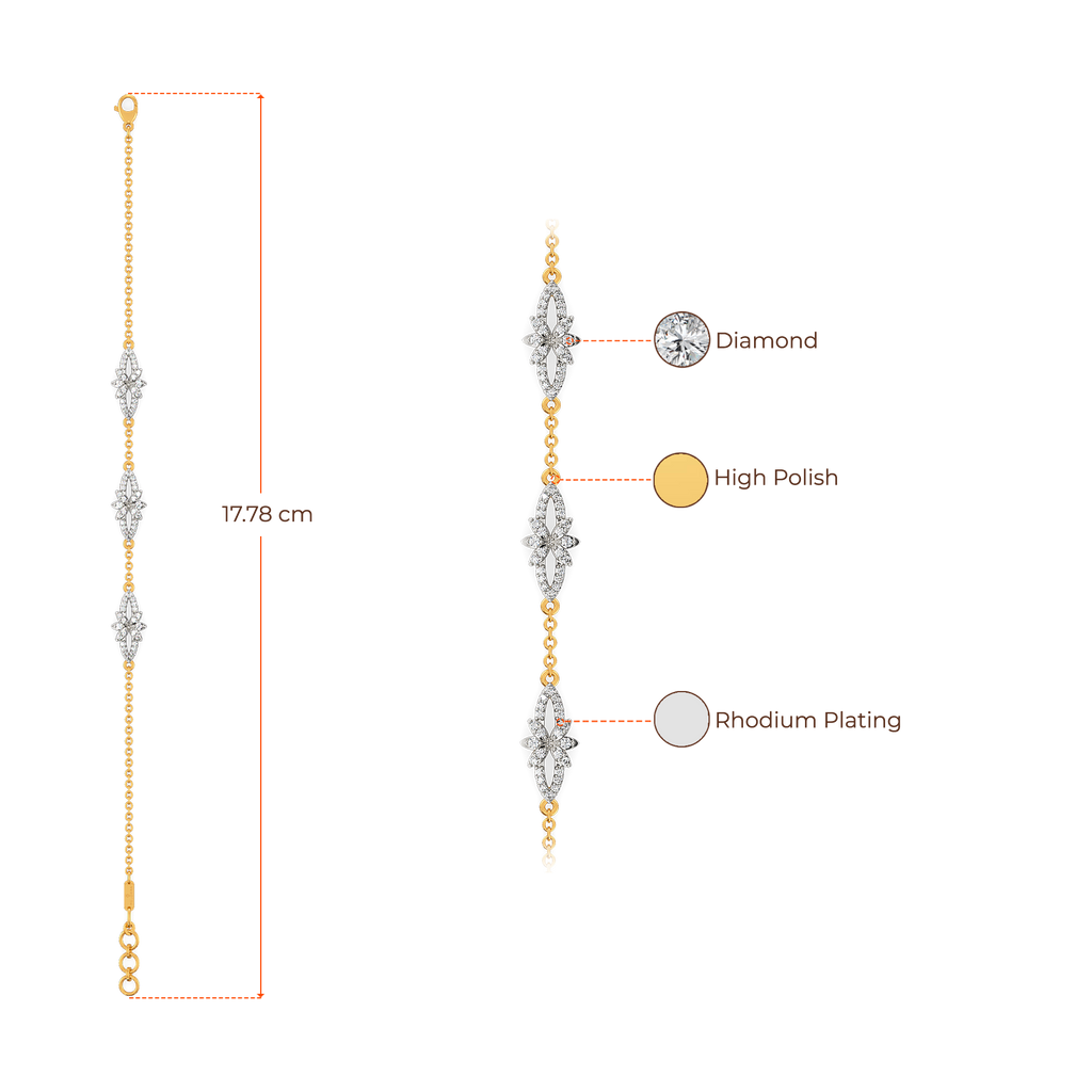 House of Bloom Diamond Bracelets