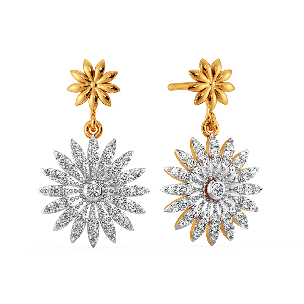 House of Bloom Diamond Earrings