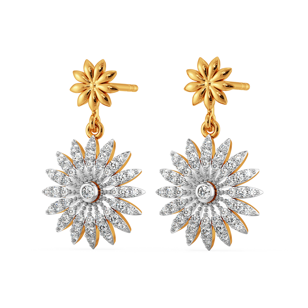 House of Bloom Diamond Earrings