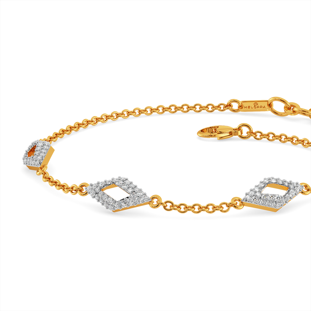 Modern Flair  Diamond Bracelets