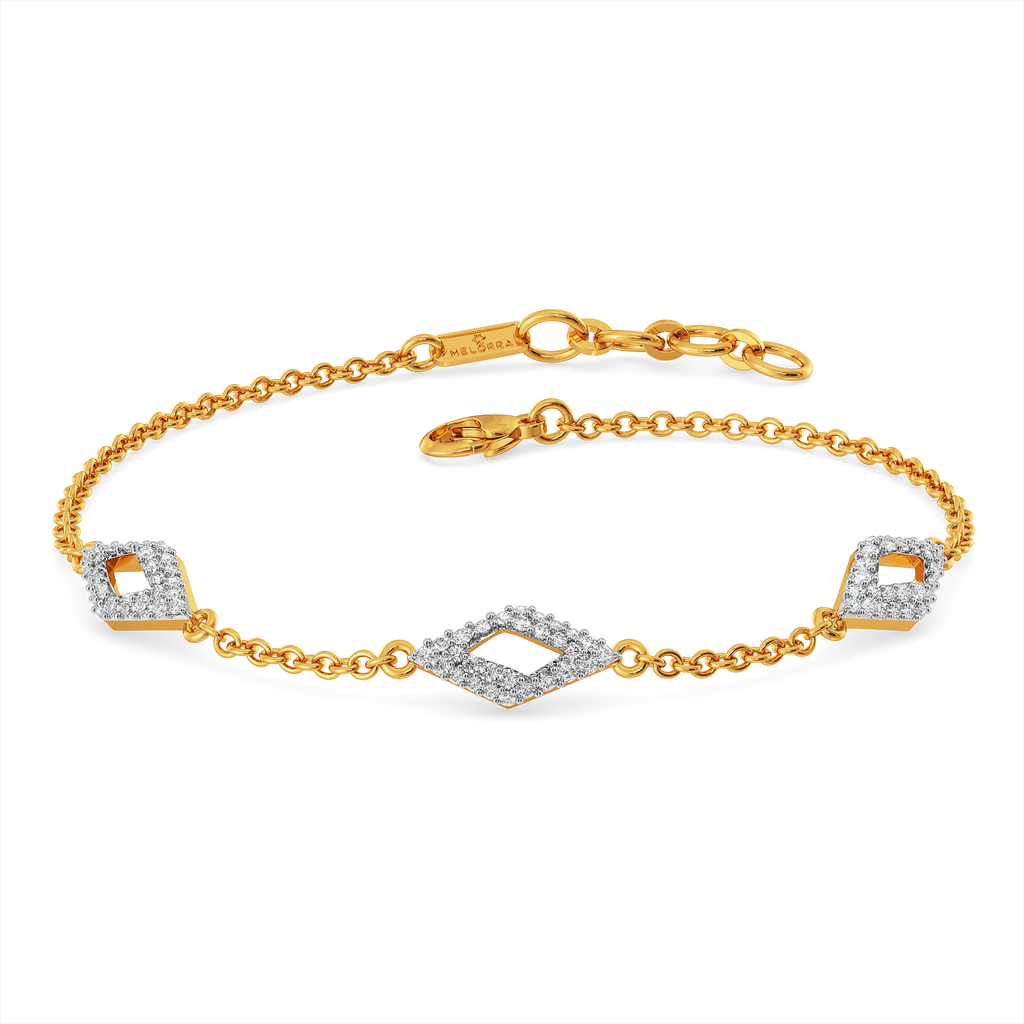 Modern Flair  Diamond Bracelets