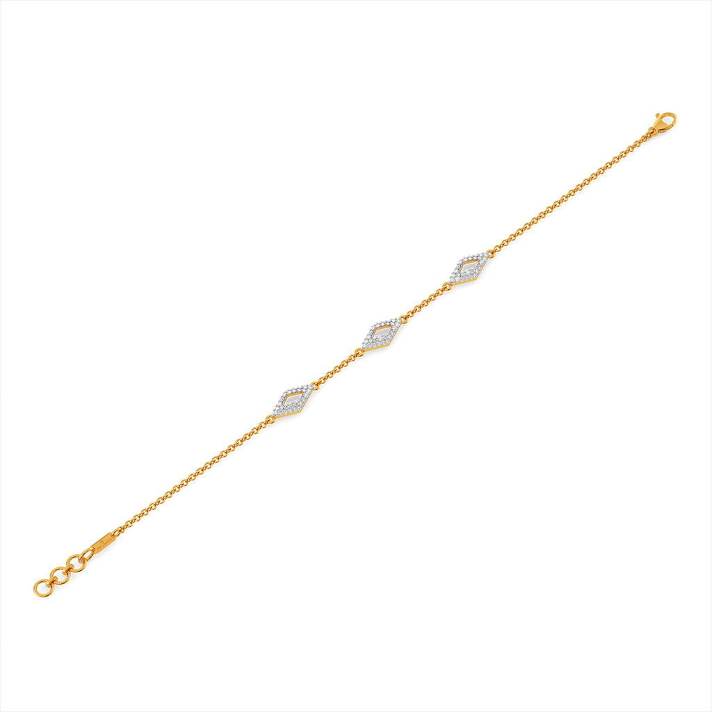 Modern Flair  Diamond Bracelets