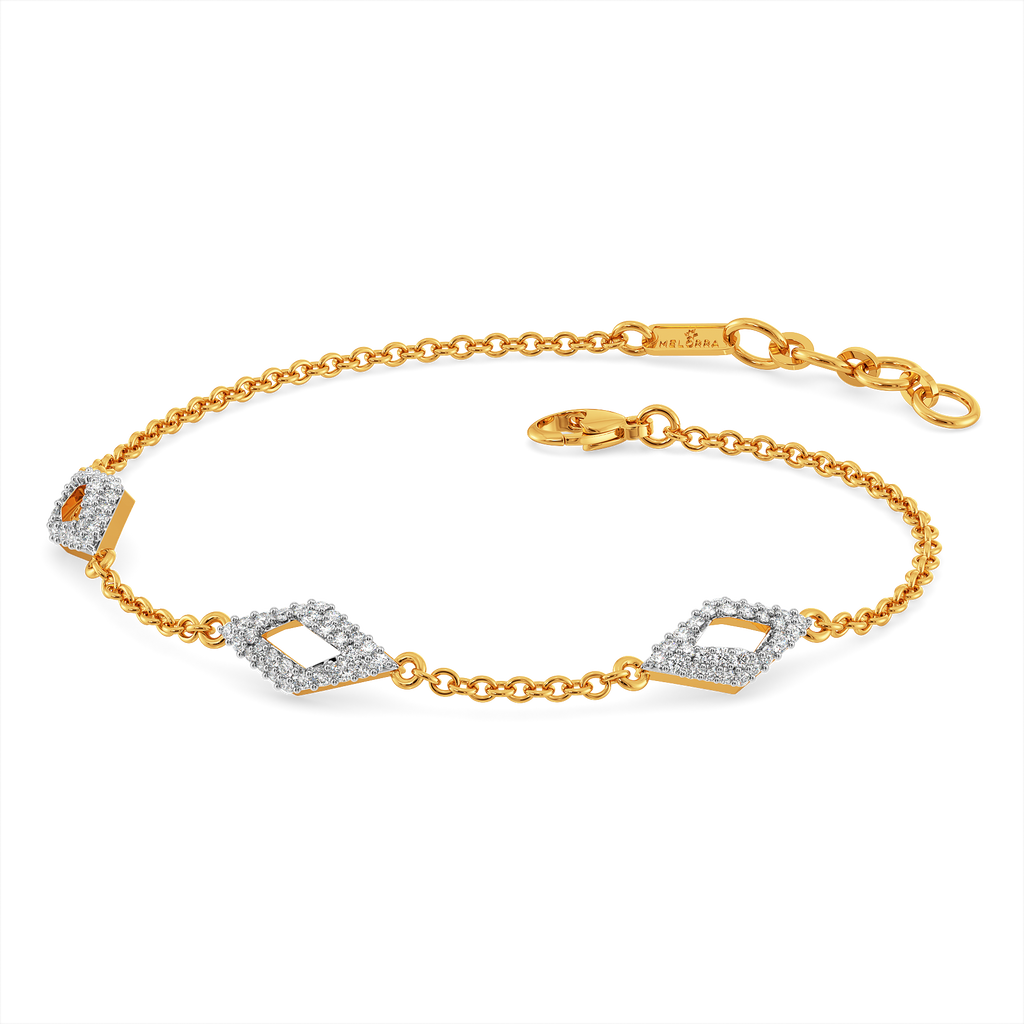 Modern Flair  Diamond Bracelets