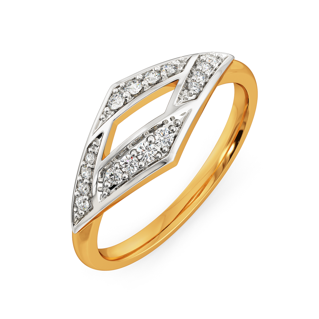 Modern Flair  Diamond Rings