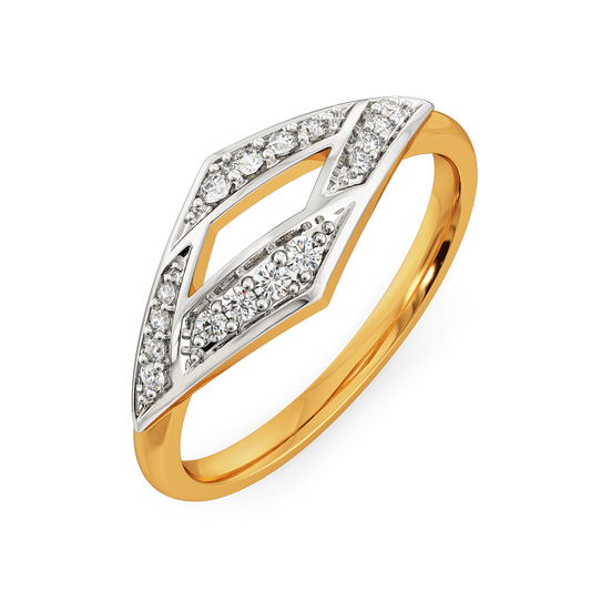 Modern Flair  Diamond Rings
