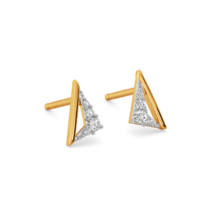 Modern Flair  Diamond Earrings