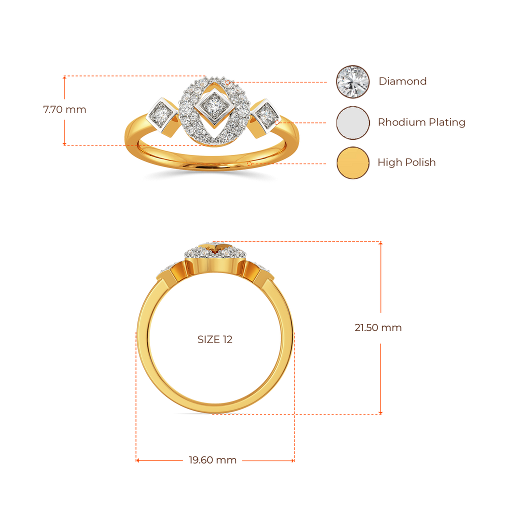Jazz up in Cutouts Diamond Rings