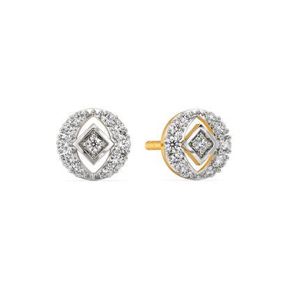 Jazz up in Cutouts Diamond Earrings